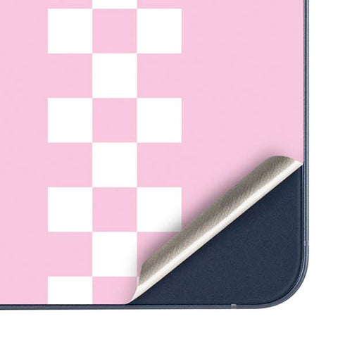 Pink Checkerboard Galaxy A35 5G Skin